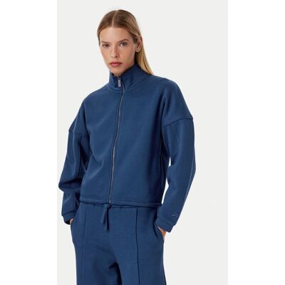 Bluza Reebok X Ewa Chodakowska Lidka RK25979CCW Granatowy Relaxed Fit XS Granatowy Damskie Bluza Reebok X Ewa Chodakowska Lidka RK25979CCW Granatowy Relaxed Fit XS Granatowy Damskie