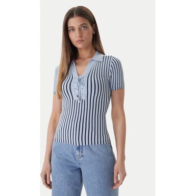 Guess Sweter W6GR09 Z0590 Błękitny Regular Fit XXL Niebieski jasny Damskie Guess Sweter W6GR09 Z0590 Błękitny Regular Fit XXL Niebieski jasny Damskie