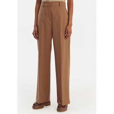 Weekend Max Mara Spodnie palazzo Visivo 2615131041 Brązowy Relaxed Fit 34 Brązowy Damskie Weekend Max Mara Spodnie palazzo Visivo 2615131041 Brązowy Relaxed Fit 34 Brązowy Damskie