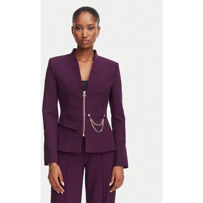 Rinascimento Marynarka CFC0130160003 Bordowy Slim Fit XS Bordowy Damskie Rinascimento Marynarka CFC0130160003 Bordowy Slim Fit XS Bordowy Damskie