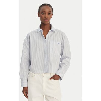 Calvin Klein Jeans Koszula LV047F105G Błękitny Relaxed Fit XS Niebieski jasny Damskie Calvin Klein Jeans Koszula LV047F105G Błękitny Relaxed Fit XS Niebieski jasny Damskie