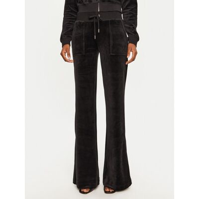 Juicy Couture Spodnie dresowe Layla JCSEBJ001 Czarny Flared Leg XXS Czarny Damskie Juicy Couture Spodnie dresowe Layla JCSEBJ001 Czarny Flared Leg XXS Czarny Damskie