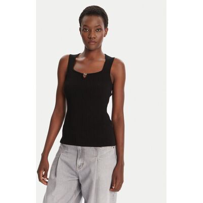 Boss Top Fiura 50543939 Czarny Regular Fit M Czarny Damskie Boss Top Fiura 50543939 Czarny Regular Fit M Czarny Damskie