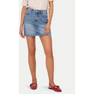 ONLY Spódnica jeansowa Stella 15339630 Niebieski Regular Fit M Niebieski Damskie ONLY Spódnica jeansowa Stella 15339630 Niebieski Regular Fit M Niebieski Damskie
