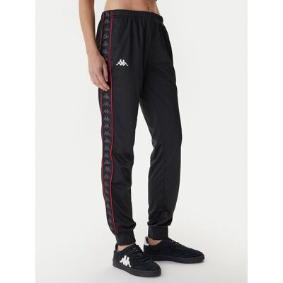 Kappa Spodnie dresowe 303R5K0 Czarny Slim Fit XL Czarny Damskie Kappa Spodnie dresowe 303R5K0 Czarny Slim Fit XL Czarny Damskie
