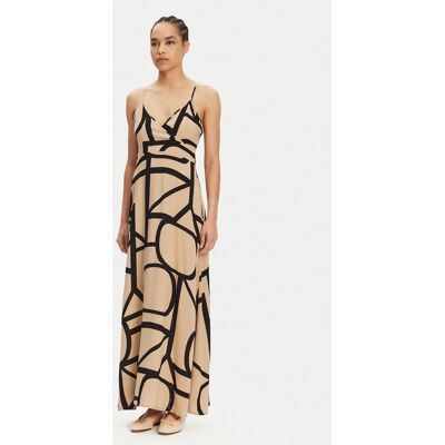 ONLY Sukienka letnia Nova 15317840 Beżowy Regular Fit XS Beżowy Damskie ONLY Sukienka letnia Nova 15317840 Beżowy Regular Fit XS Beżowy Damskie