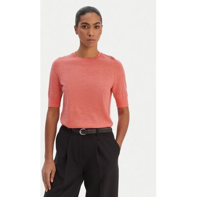 Boss Sweter Farbella 50544996 Różowy Slim Fit XS Różowy Damskie Boss Sweter Farbella 50544996 Różowy Slim Fit XS Różowy Damskie
