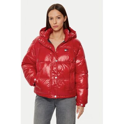 Tommy Jeans Kurtka puchowa DW0DW20210 Czerwony Regular Fit M Czerwony Damskie Tommy Jeans Kurtka puchowa DW0DW20210 Czerwony Regular Fit M Czerwony Damskie