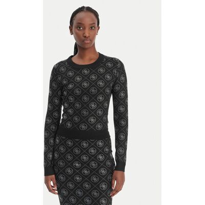 Guess Sweter W6RR66 Z3JD2 Czarny Regular Fit XXL Czarny Damskie Guess Sweter W6RR66 Z3JD2 Czarny Regular Fit XXL Czarny Damskie
