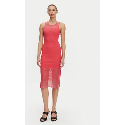 PINKO Sukienka dzianinowa 104811 A2GJ N55 Pomarańczowy Regular Fit L Pomarańczowy Damskie PINKO Sukienka dzianinowa 104811 A2GJ N55 Pomarańczowy Regular Fit L Pomarańczowy Damskie
