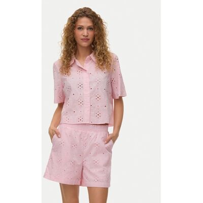 Vero Moda Koszula Eliza 10342754 Różowy jasny Regular Fit S Różowy jasny Damskie Vero Moda Koszula Eliza 10342754 Różowy jasny Regular Fit S Różowy jasny Damskie