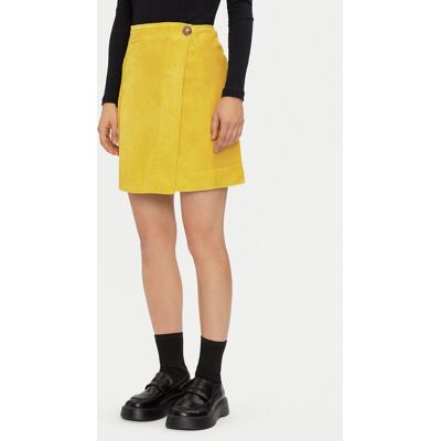 United Colors Of Benetton Spódnica mini 4Q5GD0048 Żółty Regular Fit 48 Żółty Damskie United Colors Of Benetton Spódnica mini 4Q5GD0048 Żółty Regular Fit 48 Żółty Damskie