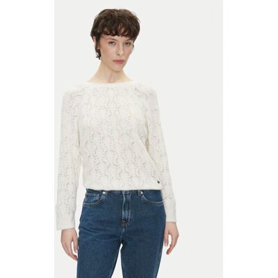 Pepe Jeans Sweter Nova PL702239 Écru Regular Fit XL Kremowy Damskie Pepe Jeans Sweter Nova PL702239 Écru Regular Fit XL Kremowy Damskie