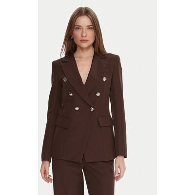 Maryley Marynarka 25IB139/43CO Brązowy Regular Fit S Brązowy Damskie Maryley Marynarka 25IB139/43CO Brązowy Regular Fit S Brązowy Damskie