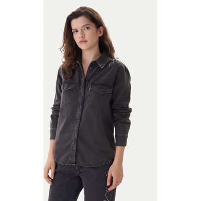 Levi's® Koszula jeansowa Western 16786-0108 Czarny Regular Fit XS Czarny Damskie Levi's® Koszula jeansowa Western 16786-0108 Czarny Regular Fit XS Czarny Damskie
