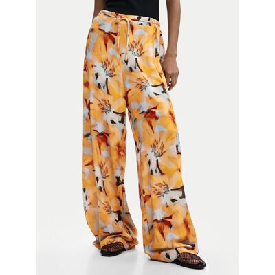 Desigual Spodnie materiałowe Pant Preston 26SWPW38 Pomarańczowy Relaxed Fit XL Pomarańczowy Damskie Desigual Spodnie materiałowe Pant Preston 26SWPW38 Pomarańczowy Relaxed Fit XL Pomarańczowy Damskie