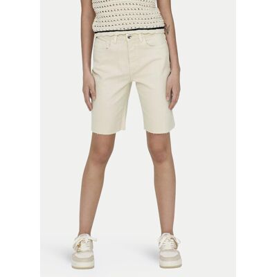 ONLY Szorty jeansowe Emily 15311258 Écru Mom Fit 28 Kremowy Damskie ONLY Szorty jeansowe Emily 15311258 Écru Mom Fit 28 Kremowy Damskie