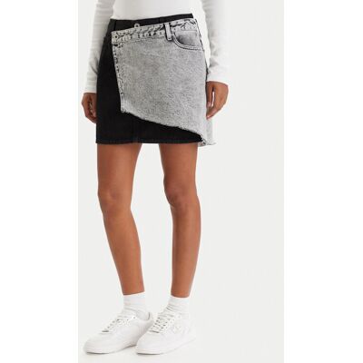 Karl Lagerfeld Jeans Spódnica jeansowa B1W12015 Szary Regular Fit M Szary Damskie Karl Lagerfeld Jeans Spódnica jeansowa B1W12015 Szary Regular Fit M Szary Damskie