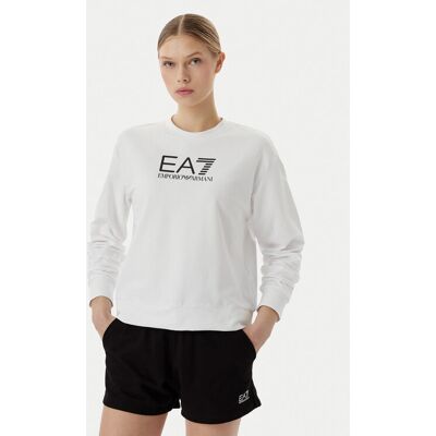 Giorgio Armani EA7 Emporio Armani Komplet bluza i szorty sportowe 7W000974 AF13135 M0003 Biały Regular Fit XS Biały Damskie Giorgio Armani EA7 Emporio Armani Komplet bluza i szorty sportowe 7W000974 AF13135 M0003 Biały Regular Fit XS Biały Damskie