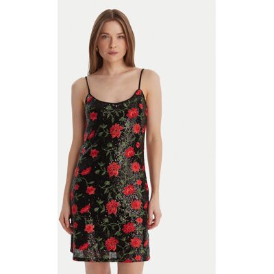 Vero Moda Sukienka koktajlowa Molly 10340993 Czarny Slim Fit L Czarny Damskie Vero Moda Sukienka koktajlowa Molly 10340993 Czarny Slim Fit L Czarny Damskie