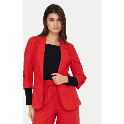 ONLY Marynarka Caro 15312199 Czerwony Loose Fit 36 Czerwony Damskie ONLY Marynarka Caro 15312199 Czerwony Loose Fit 36 Czerwony Damskie