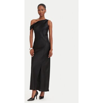 HUGO Sukienka koktajlowa 50570920 Czarny Slim Fit 38 Czarny Damskie HUGO Sukienka koktajlowa 50570920 Czarny Slim Fit 38 Czarny Damskie