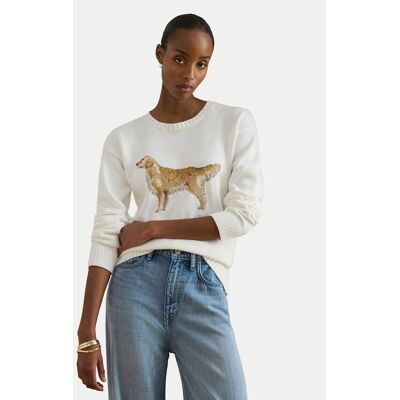 Polo Ralph Lauren LAUREN RALPH LAUREN Sweter 200P10148001 Biały Relaxed Fit L Biały Damskie Polo Ralph Lauren LAUREN RALPH LAUREN Sweter 200P10148001 Biały Relaxed Fit L Biały Damskie