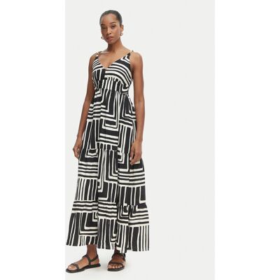 Iconique Sukienka letnia Cote D'Azur IC26-109 Czarny Relaxed Fit M Czarny Damskie Iconique Sukienka letnia Cote D'Azur IC26-109 Czarny Relaxed Fit M Czarny Damskie