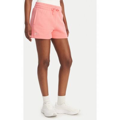 Under Armour Szorty sportowe Rival Fleece Short 1382723 Różowy Loose Fit L Koralowy Damskie Under Armour Szorty sportowe Rival Fleece Short 1382723 Różowy Loose Fit L Koralowy Damskie
