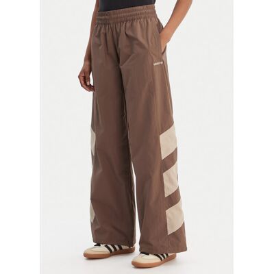 Adidas Spodnie dresowe Blocked Washed KD8790 Brązowy Loose Fit XS Brązowy Damskie Adidas Spodnie dresowe Blocked Washed KD8790 Brązowy Loose Fit XS Brązowy Damskie
