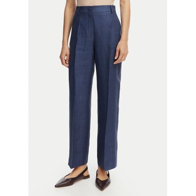 Weekend Max Mara Spodnie materiałowe Malizia 2615131112 Granatowy Regular Fit 44 Granatowy Damskie Weekend Max Mara Spodnie materiałowe Malizia 2615131112 Granatowy Regular Fit 44 Granatowy Damskie