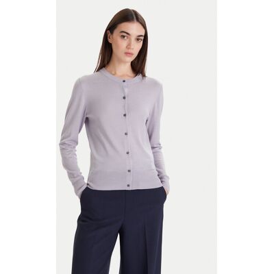 Calvin Klein Kardigan LV044D323G Szary Slim Fit M Szary Damskie Calvin Klein Kardigan LV044D323G Szary Slim Fit M Szary Damskie