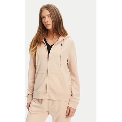 U.S. Polo Assn. Bluza WUP1512 Beżowy Regular Fit L Beżowy Damskie U.S. Polo Assn. Bluza WUP1512 Beżowy Regular Fit L Beżowy Damskie
