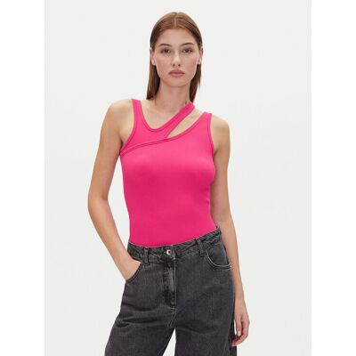 HUGO Top Datruss 50537044 Różowy Slim Fit XL Różowy Damskie HUGO Top Datruss 50537044 Różowy Slim Fit XL Różowy Damskie