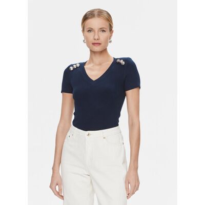 Marciano Guess Sweter Teti 4RGR11 5613Z Granatowy Regular Fit XXS Granatowy Damskie Marciano Guess Sweter Teti 4RGR11 5613Z Granatowy Regular Fit XXS Granatowy Damskie