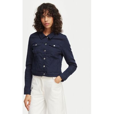 Vero Moda Kurtka jeansowa Wild 10284492 Granatowy Regular Fit S Granatowy Damskie Vero Moda Kurtka jeansowa Wild 10284492 Granatowy Regular Fit S Granatowy Damskie