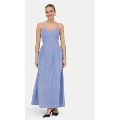 ONLY Sukienka letnia Tiari 15371086 Niebieski Regular Fit XL Niebieski Damskie ONLY Sukienka letnia Tiari 15371086 Niebieski Regular Fit XL Niebieski Damskie