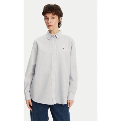 Tommy Jeans Koszula DW0DW20292 Niebieski Relaxed Fit XL Niebieski Damskie Tommy Jeans Koszula DW0DW20292 Niebieski Relaxed Fit XL Niebieski Damskie