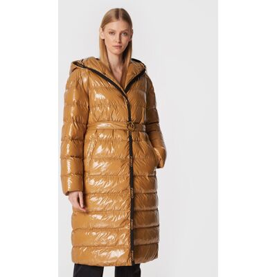 PINKO Kurtka zimowa Ida 1G18CY A00N Brązowy Regular Fit S Brązowy Damskie PINKO Kurtka zimowa Ida 1G18CY A00N Brązowy Regular Fit S Brązowy Damskie