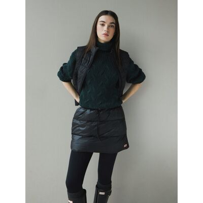 Hunter Spódnica mini HARW0035242 Czarny Regular Fit XS Czarny Damskie Hunter Spódnica mini HARW0035242 Czarny Regular Fit XS Czarny Damskie