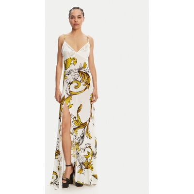 Versace Jeans Couture Sukienka letnia 78HAO900 Biały Regular Fit 38 Biały Damskie Versace Jeans Couture Sukienka letnia 78HAO900 Biały Regular Fit 38 Biały Damskie