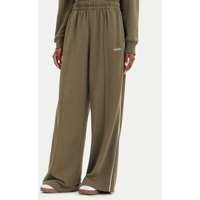 Adidas Spodnie dresowe Seasonal Essentials Colorpop KV6864 Zielony ciemny Wide Fit M Zielony ciemny Damskie Adidas Spodnie dresowe Seasonal Essentials Colorpop KV6864 Zielony ciemny Wide Fit M Zielony ciemny Damskie