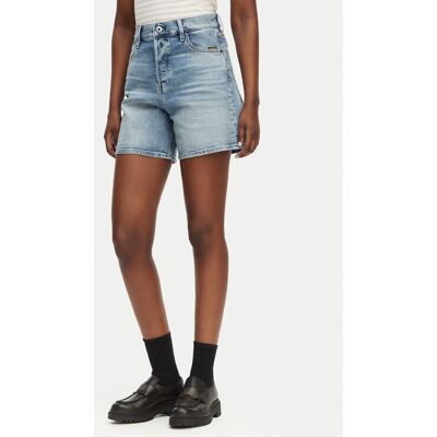 G-Star Raw Szorty jeansowe Clean Edge D28386-E205 Niebieski jasny Regular Fit 26 Niebieski jasny Damskie G-Star Raw Szorty jeansowe Clean Edge D28386-E205 Niebieski jasny Regular Fit 26 Niebieski jasny Damskie
