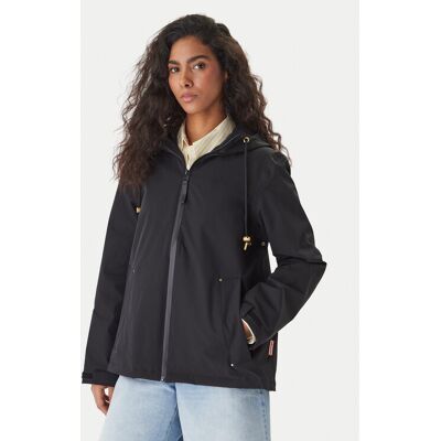 Hunter Kurtka przeciwdeszczowa Originals HARW0004261 Czarny Regular Fit L Czarny Damskie Hunter Kurtka przeciwdeszczowa Originals HARW0004261 Czarny Regular Fit L Czarny Damskie