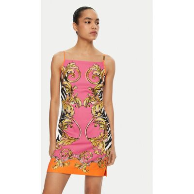 Versace Jeans Couture Sukienka letnia 78HAO9P7 NS651 Różowy Regular Fit 44 Różowy Damskie Versace Jeans Couture Sukienka letnia 78HAO9P7 NS651 Różowy Regular Fit 44 Różowy Damskie