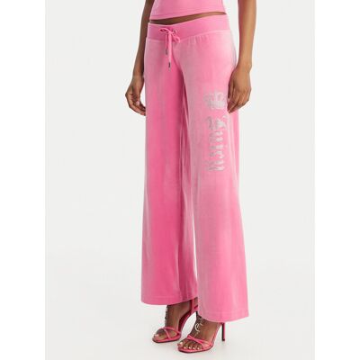 Juicy Couture Spodnie dresowe Gothic Crown JCBBJ126806 Różowy Straight Leg XXS Różowy Damskie Juicy Couture Spodnie dresowe Gothic Crown JCBBJ126806 Różowy Straight Leg XXS Różowy Damskie