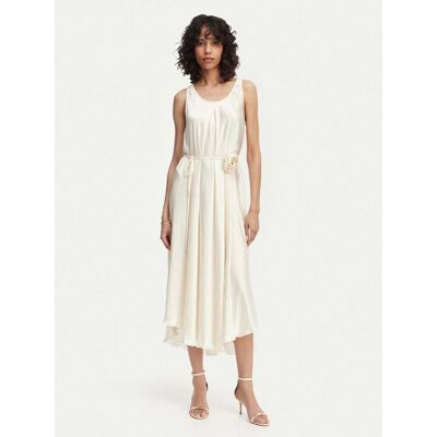 Marella Sukienka letnia Alcool 2613221015 Écru Regular Fit 46 Kremowy Damskie Marella Sukienka letnia Alcool 2613221015 Écru Regular Fit 46 Kremowy Damskie