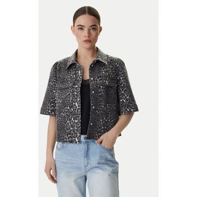 Vero Moda Koszula jeansowa Bella 10336318 Szary Loose Fit M Szary Damskie Vero Moda Koszula jeansowa Bella 10336318 Szary Loose Fit M Szary Damskie