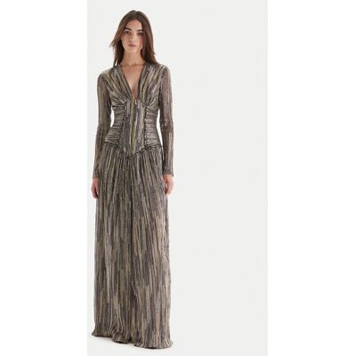 Just Cavalli Sukienka wieczorowa 79PAO946 J0252 Złoty Slim Fit 44 Złoty Damskie Just Cavalli Sukienka wieczorowa 79PAO946 J0252 Złoty Slim Fit 44 Złoty Damskie