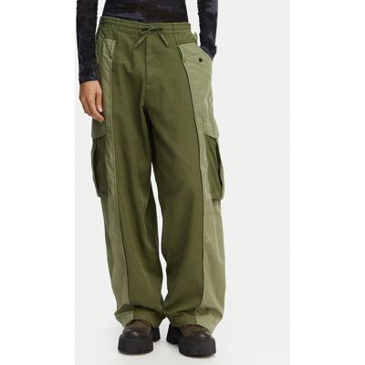 G-Star Raw Spodnie cargo D29010-E519 Zielony ciemny Straight Fit 27 Zielony ciemny Damskie G-Star Raw Spodnie cargo D29010-E519 Zielony ciemny Straight Fit 27 Zielony ciemny Damskie